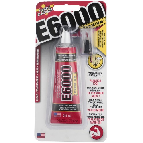 E-6000 Pegamento Premium con puntas de precisión x29,5 ml