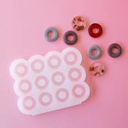 Molde de silicona Géa Creations para colgantes donut 20 mm x1