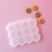 Molde de silicona Géa Creations para hacer colgantes de sol de 19 mm x1