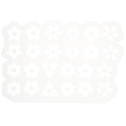 Molde de silicona Géa Creations para colgantes de mezcla de flores 2 x1