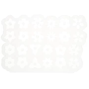 Molde de silicona Géa Creations para colgantes de mezcla de flores 2 x1