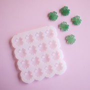 Molde de silicona Géa Creations para dijes de trébol 17 mm x1
