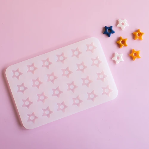 Molde de silicona Géa Creations para hacer colgantes de estrella de 16 mm x1