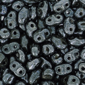 MiniDuo 2x4 mm Jy Hematite x10g