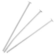 Clavos cabeza plana 25x0,7 mm Plateado x25|raw }}