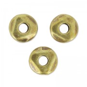 Perlas irregulares nuggets 5 mm bronze x10|raw }}