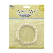 Hilo de cobre Artistic Wire de 1,6 mm - Chapado en plata antideslustrante, 7,6 m