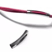 Tubo calado 28x5 mm dorado x1