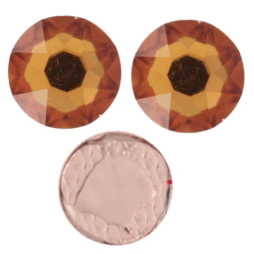 Cristal Puro Strass Hotfix 5 mm - Topacio x36