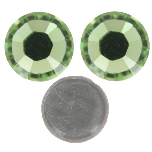 Cristal Puro Strass Hotfix 5 mm - Peridoto x36