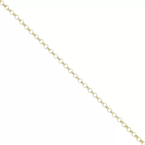 Cadena malla redonda 1.3 mm Gold filled x50cm