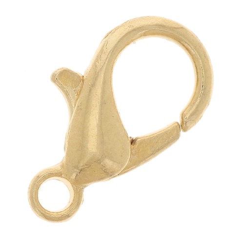 Cierres mosquetón de oro de 12 mm x5