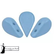 Opaque White - Cuentas de cristal Amos® by Puca® 5x8 mm - Vogue Azul Celeste Mate x10g Cuentas de cristal Amos® by Puca® 5x8 mm - Vogue Azul Celeste Mate x10g
