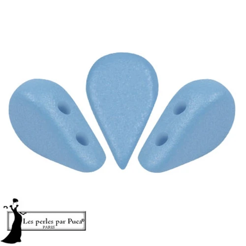Cuentas de cristal Amos® by Puca® 5x8 mm - Vogue Azul Celeste Mate x10g