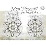 Cuenta de cristal Volos® de Puca® 4x8 mm - Candy Curacao x10g