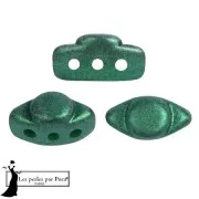 Navette - Cuenta de cristal Volos® de Puca® 4x8 mm - Bosque Verde Metálico Mate x10g Cuenta de cristal Volos® de Puca® 4x8 mm - Bosque Verde Metálico Mate x10g
