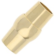 Cierre magnético para pulsera de cordón de 5 mm - Plata 925 Dorado x1