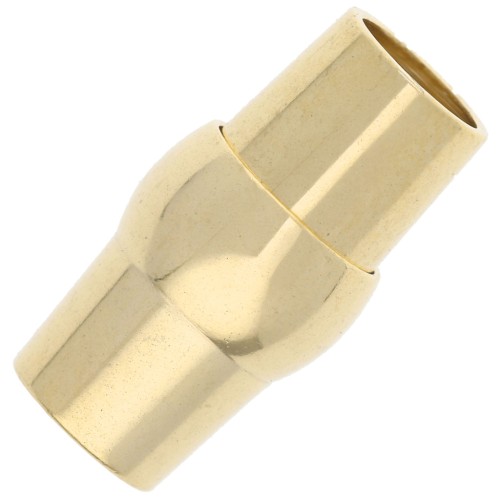 Cierre magnético para pulsera de cordón de 5 mm - Plata 925 Dorado x1