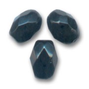 Aceitunas facetadas 9x6 mmn Jet x25