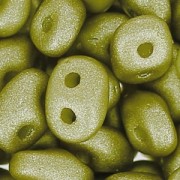 SuperDuo 2,5x5 mm Satin Metallic Gold x10g|raw }}