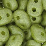 SuperDuo 2,5x5 mm Olivine Metallic Mat x10g|raw }}