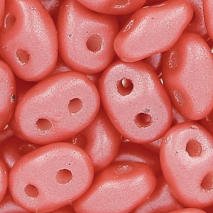 SuperDuo 2,5x5 mm Rosa Pearl Shine x10g