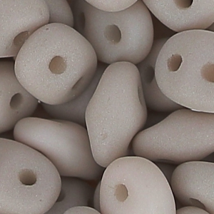 SuperDuo 2,5x5 mm Opaque Light Wine Lees Silk Mat x10g