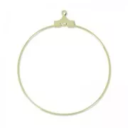 Criollas 40 mm 1 hueco light gold x2