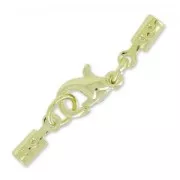 Cierre terminal 2 mm light gold x1