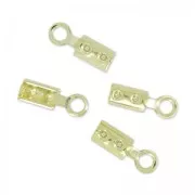 Mini terminal 1,5 mm light gold x10