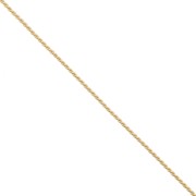 Cadena malla Paloma 0.8 mm light gold x1m