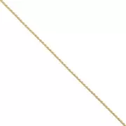 Cadena malla Paloma 0.8 mm light gold x1m
