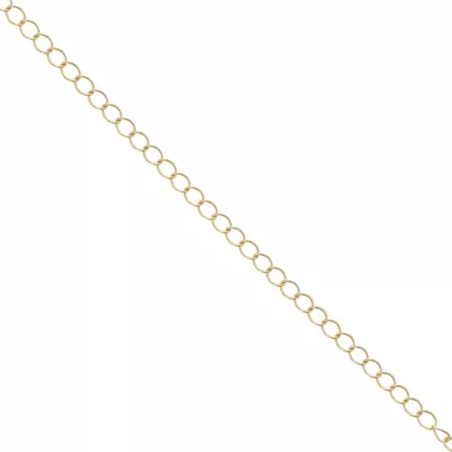 Cadena 4 mm light gold x1m