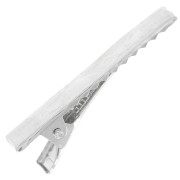 Pinza para el peco crocodilo a decorar 41 mm rodiado x1