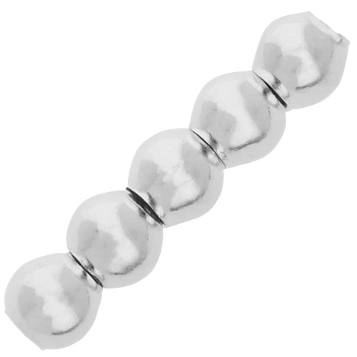 Perladas de 2 mm Plata 925 x100