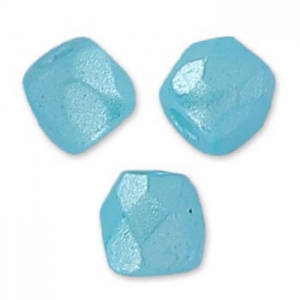 Facetadas 2 mm (True 2) Alabaster Pastel Aqua x50