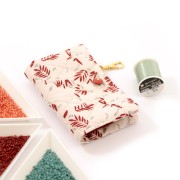 Llavero mosquetón 23 mm dorado con oro fino x1