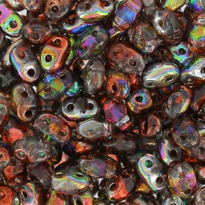 MiniDuo 2x4 mm Magic Red Brown x10g