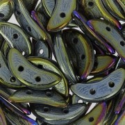 Czechmates Crescent 2 agujeros 3 x 10 mm Brown Iris x5g|raw }}