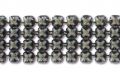 Swarovski Malla de Cristal Hotfix 40001 4 filas 11 mm Cristal x5cm