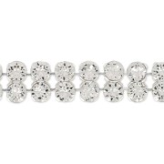 Swarovski Malla de Cristal 40001 2 filas 5.3 mm Cristal x5cm|raw }}