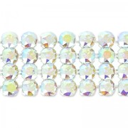 Swarovski Malla de Cristal 40001 4 filas 11 mm Cristal AB x5cm