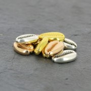 Separador marisco 19 mm Dorado con oro fino x1