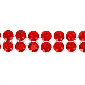 Swarovski Malla de Cristal 40001 2 filas 5.3 mm Light Siam x5cm