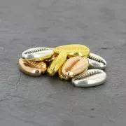 Separador marisco 19 mm dorado rosa x1