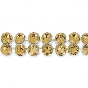 Swarovski Malla de Cristal 40001 2 filas 5.3 mm Light Colorado Topaz x5cm