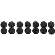 Swarovski Crystal Mesh 40001 2 filas 5.3 mm Jet x5cm