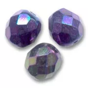 Facetadas 8 mm Purple Iris x20