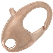 Cierre mosquetón 10.5 mm dorado rosa x1