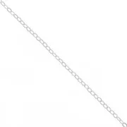 Cadena malla ovalada 2.3 mm de Plata 925 x1m